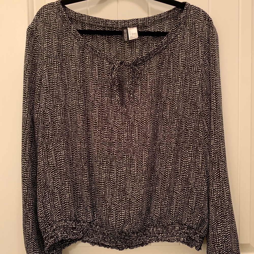 H&M Dotted Blouse